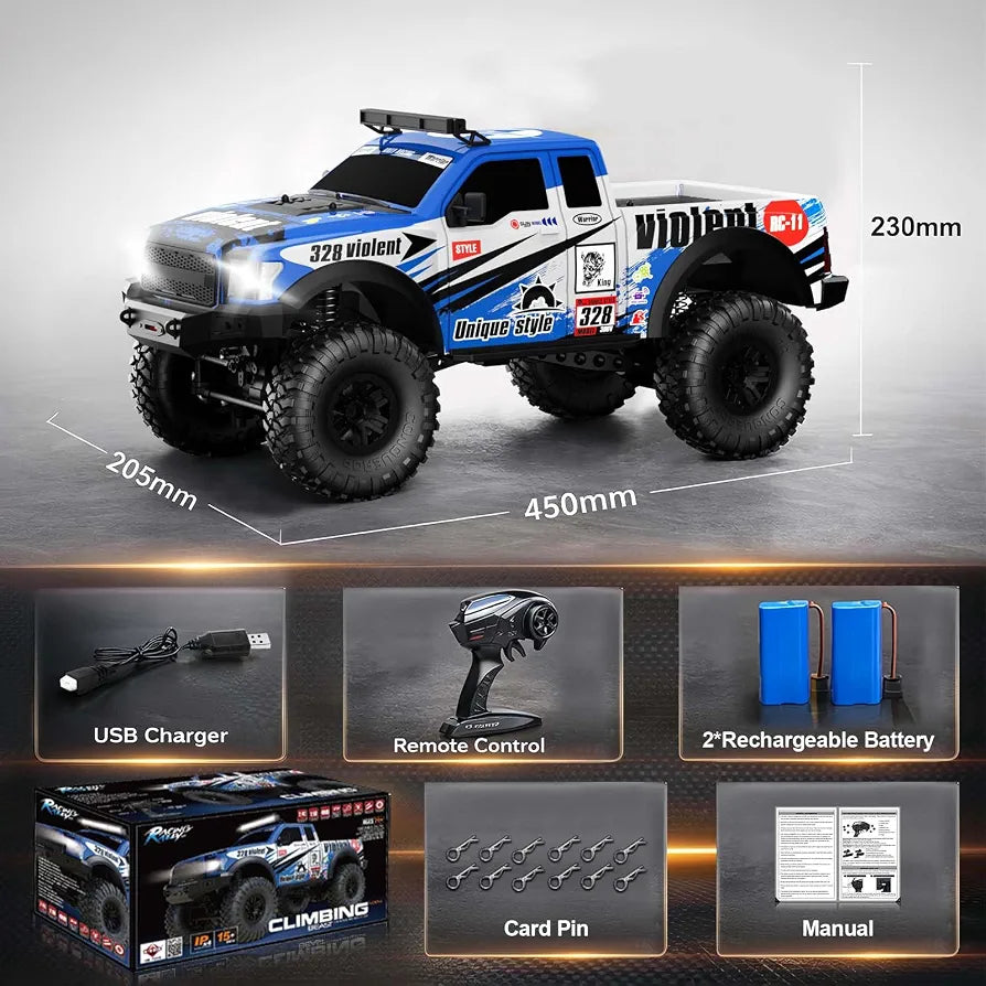 HB Toys Racing Rally Climbing Beast Off Road Remote Control Car 1:10 Scale 4WD Rally Car RTR | Code: HB-ZP1010
