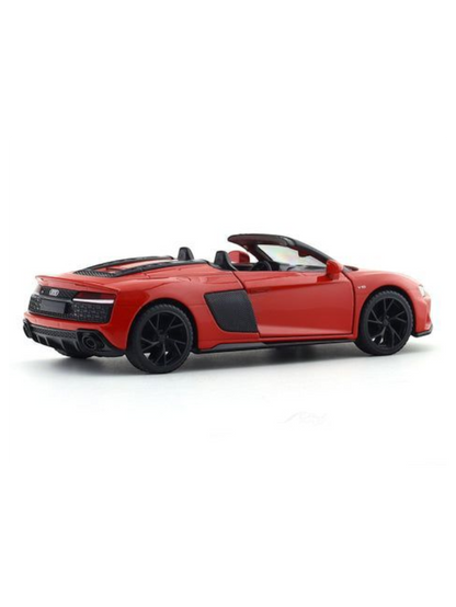 Audi R8 Spyder 1:32 MSZ licensed pullback diecast Scale Model car
