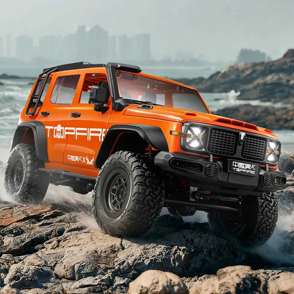 No.MN-300 RC 1:12 Scale 4WD RTR RC Rock Crawler – Off-Road Hobby Grade Truck Realistic LED Lighting System Battery: 7.4V Rechargeable Lithium Battery Remote Control Truck