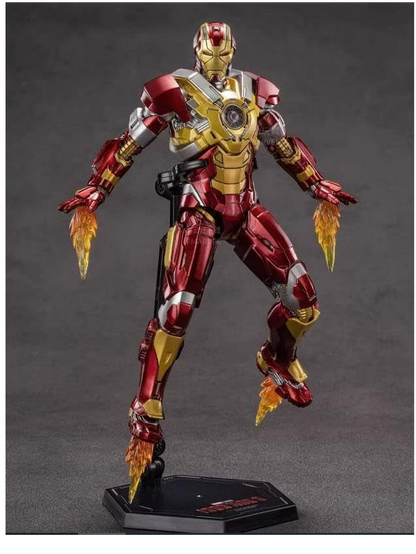 ZD Toys Marvel Studios The Infinity Saga Iron Man 3 MK17 Action Figure 1:10 Scale (Size-7 Inch)
