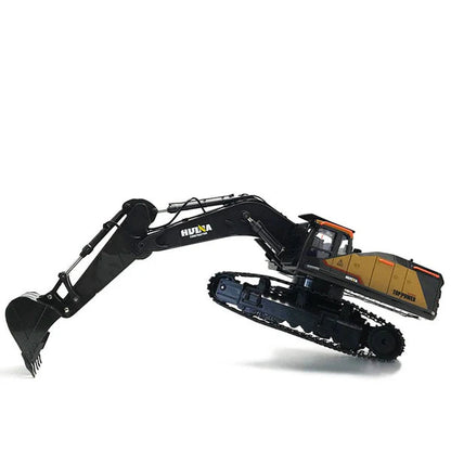 Hui Na Toys Code 1592 RC Remote Control Truck Professional Model With 28 Functions The Cab Can Rotate 680° , 25m Long Range Control 2.4GH Frequency 1:14 Scale