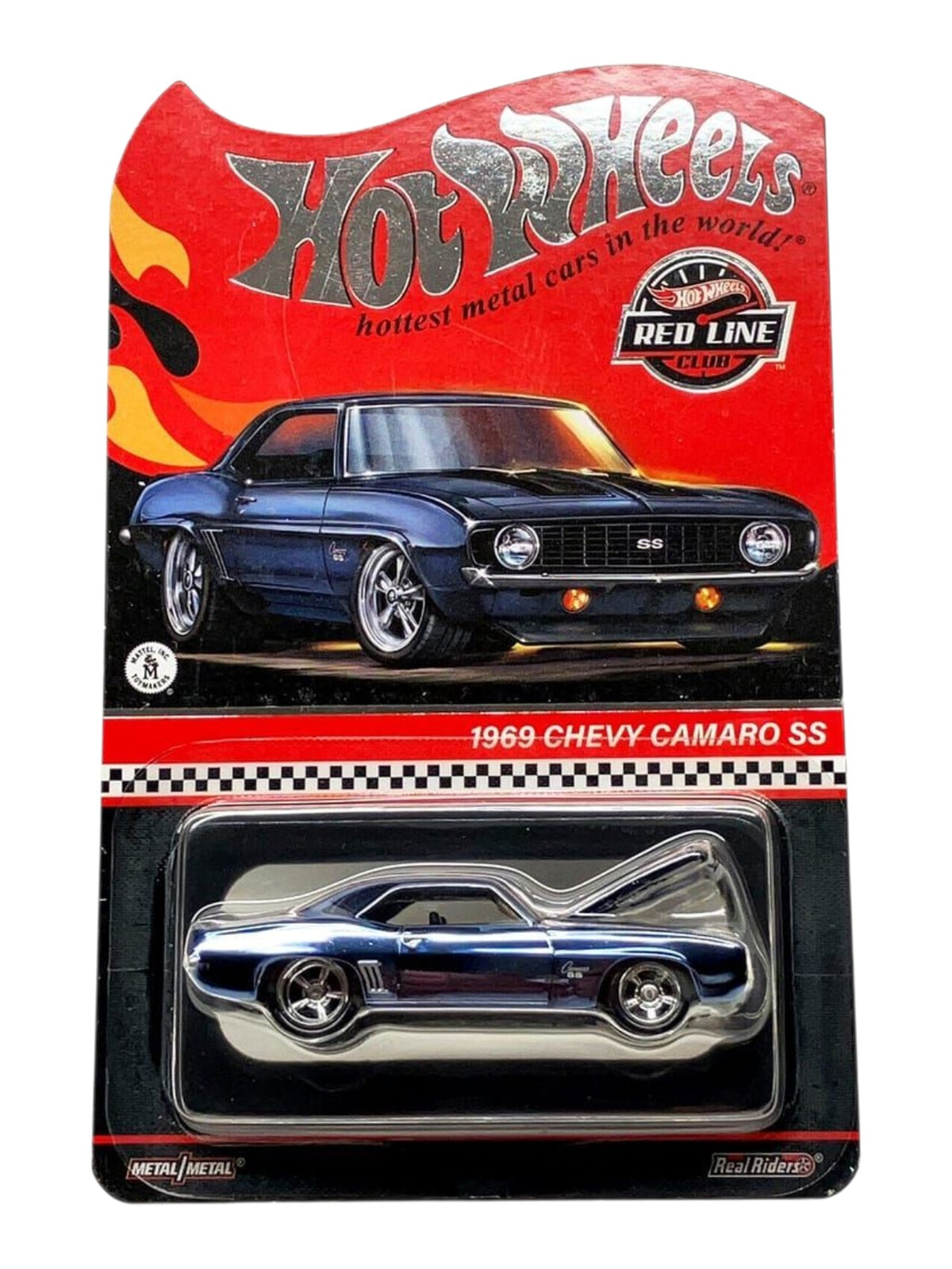 Hotwheels '1969 CHEVY CAMARO SS imported rlc 1:64 Scale (with protector)