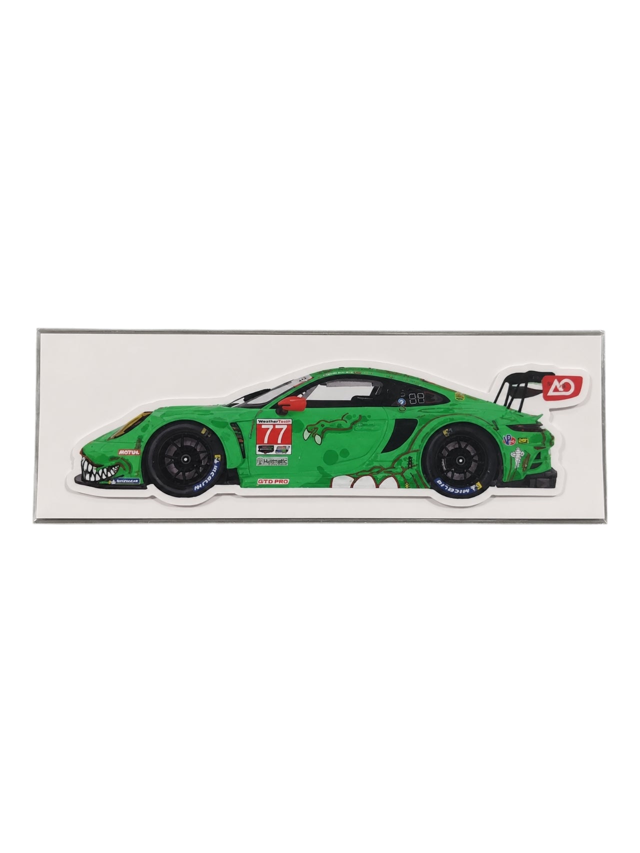 Porsche 911 GT3 R Race Car Magnet – Roxy & Rexy Collection | Multiple Variants | 13 cm Decorative Fridge Magnet