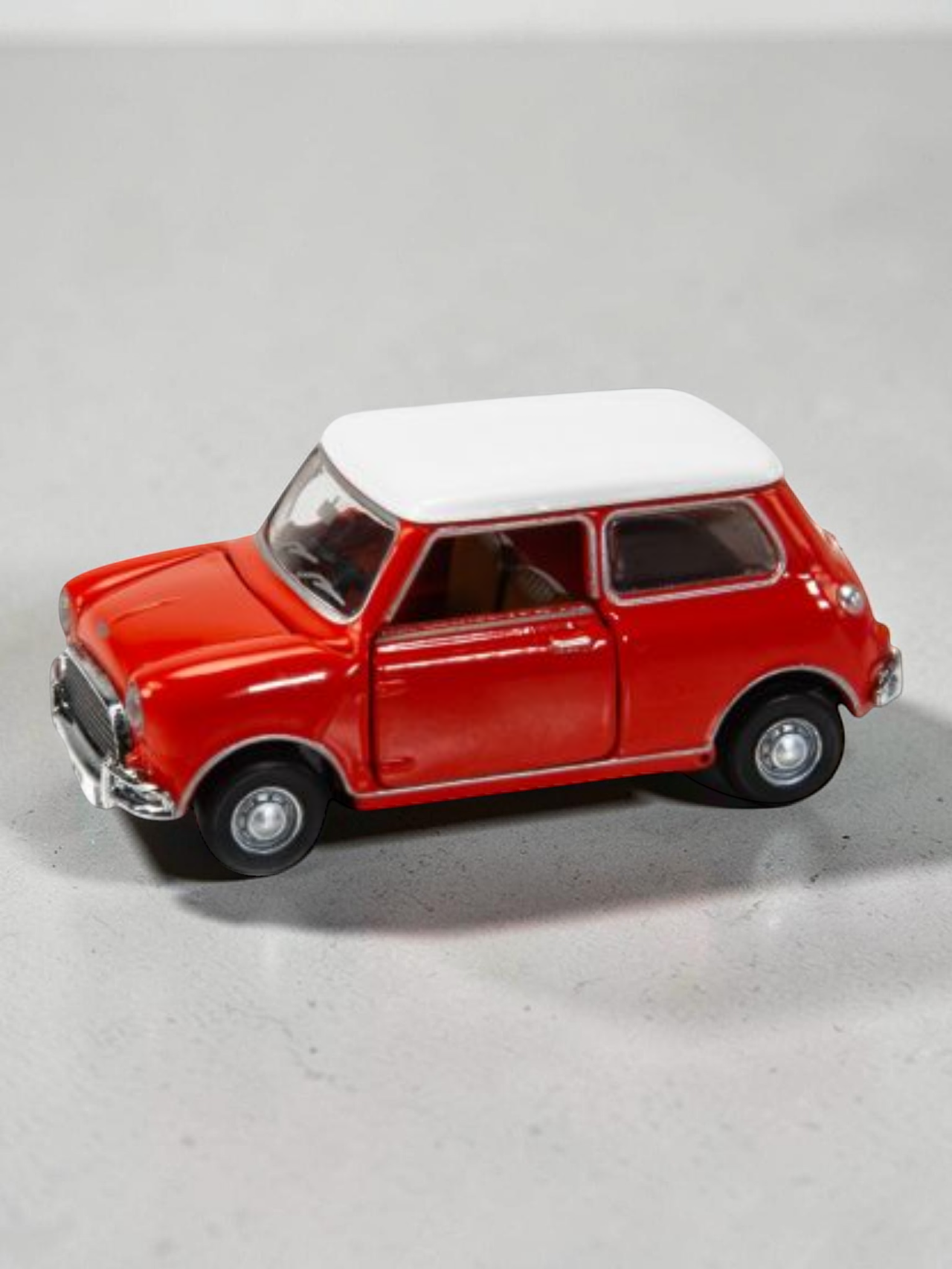 真っ赤なミニワン TINY PANTONE Mini Cooper Diecast Model Car – Classic Red Mini