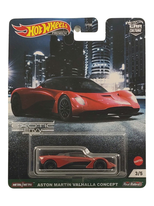 HotWheels Car Culture Exotic Envy Aston Martin Valhalla Concept Imported Premium 1:64 Scale