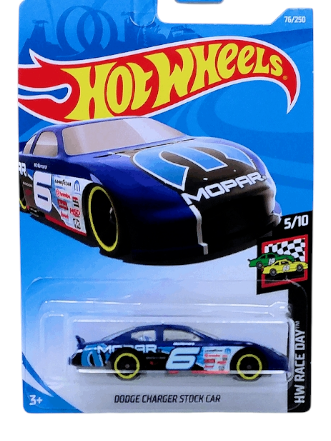 Hotwheels Dodge charger stock car imported mainline 1:64 Scale