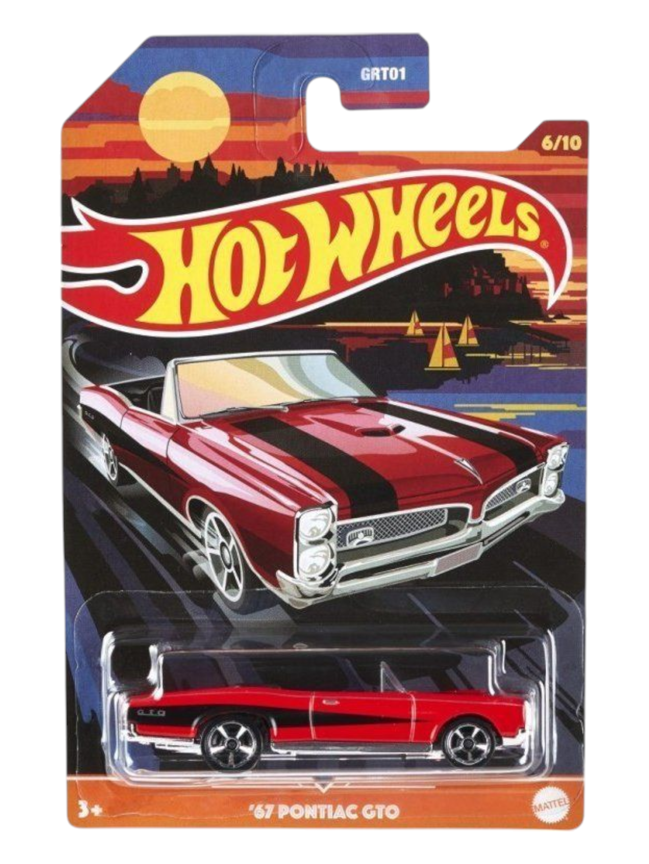 HotWheels 67 Pontiac GTO Imported Mainline Card Art 1:64 Scale