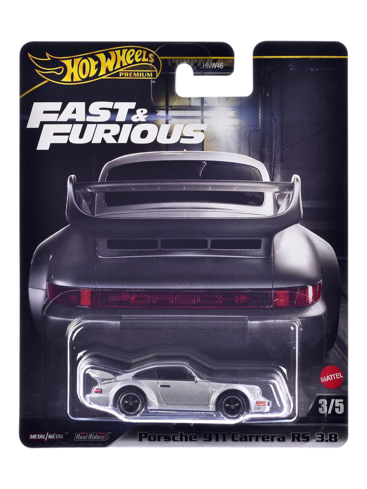 HotWheels Fast and Furious Porsche 911 Carrera RS 3.8 Imported Premium 1:64 Scale
