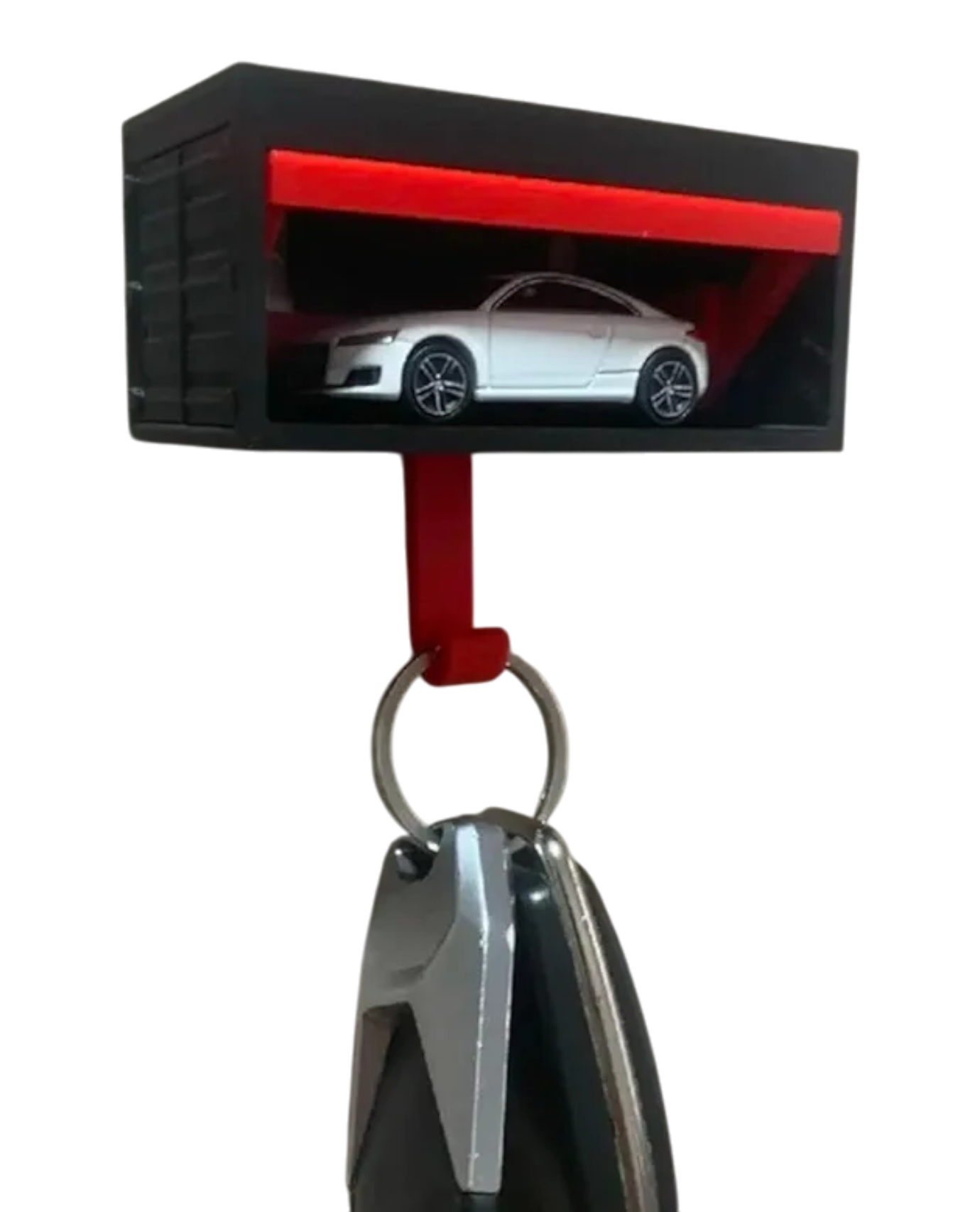 Car garage keychain holder storage