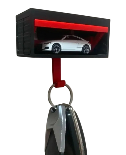 Car garage keychain holder storage