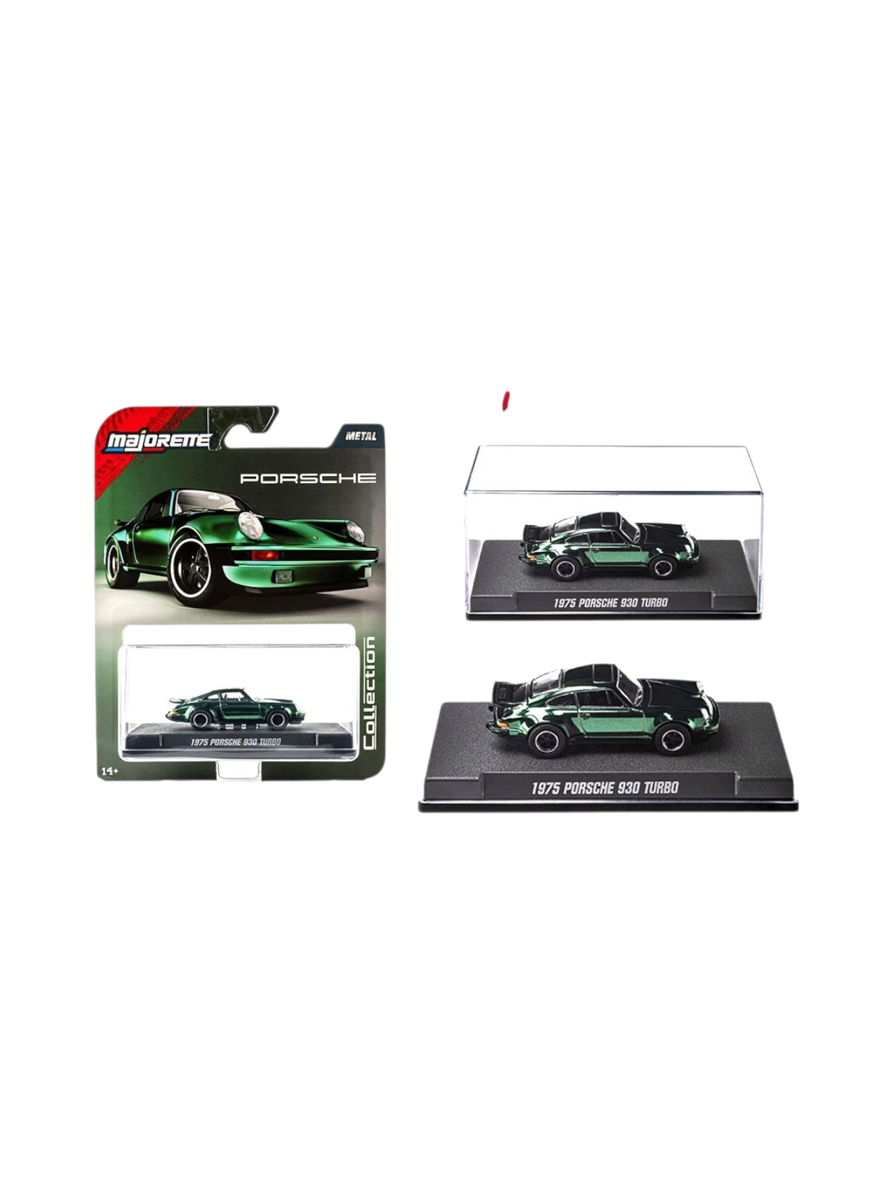 Majorette wave 3 premium card 1975 Porsche 930 Turbo Imported 1:64 Scale