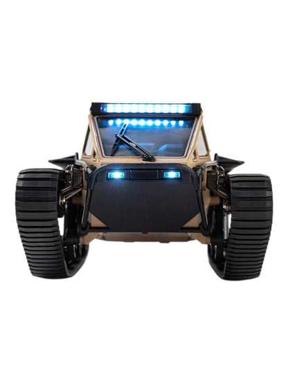 JJRC Ripsaw EV3-F4, 2.4Ghz Remote Control Crawler High Speed Tank, Off-Road RC Tracked Vehicles 360°Pirouette Drifting Car 2×1.5V Battery ( Not Included ),USB Charger included 1:16 Scale