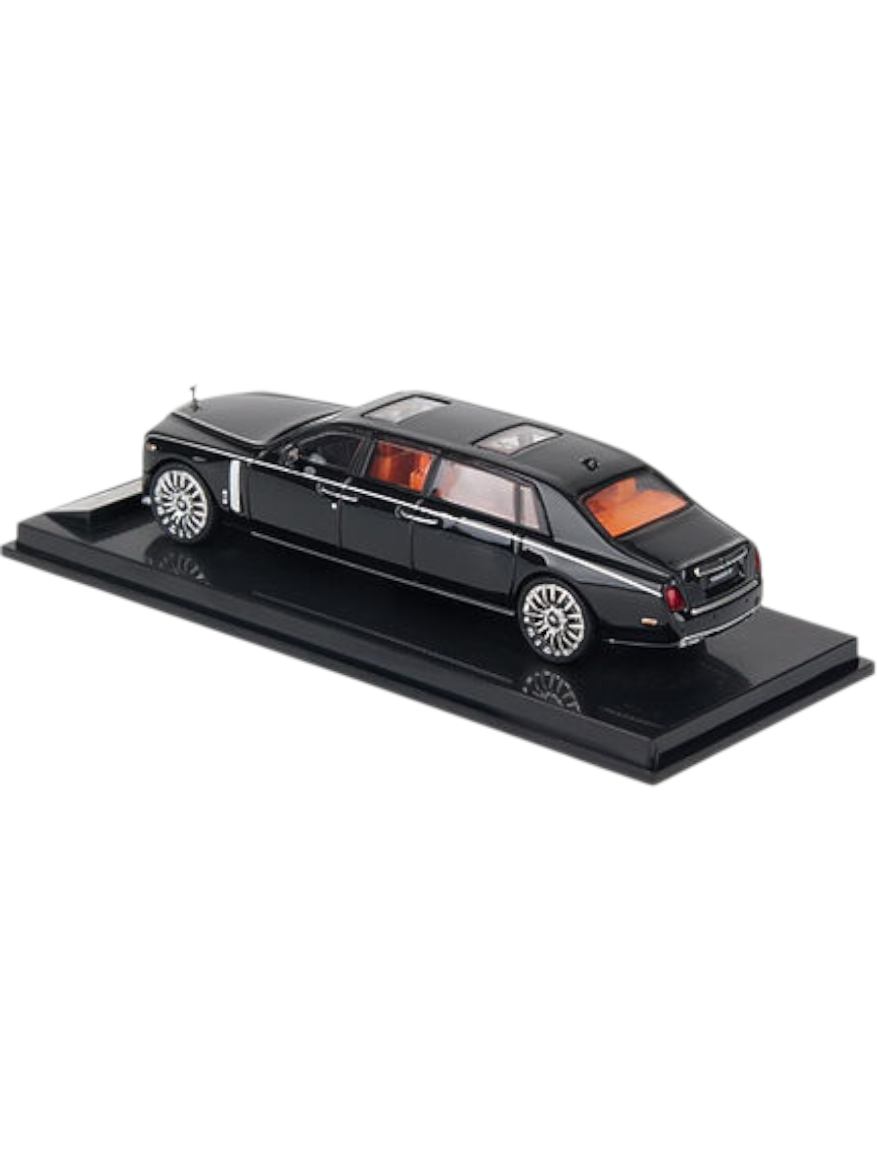 MANSORY PHANTOM ROLLS ROYCE LENGTHENED BLACK Imported 1/64 DIECAST