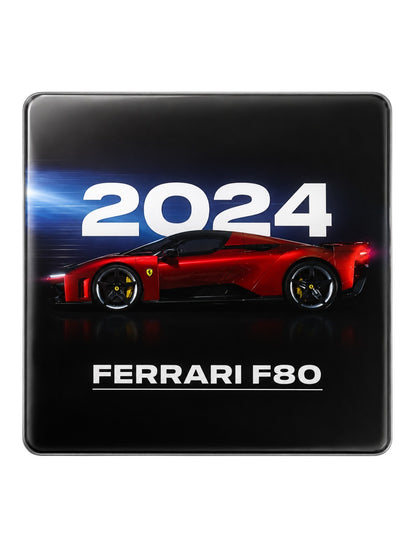 Ferrari Heritage Series Fridge Magnet – Premium Metal Car Magnet | F40, F50, Enzo, LaFerrari, 488 Pista, F80 & 288 GTO Designs