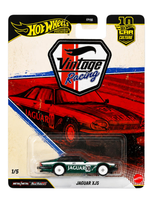 HotWheels Vintage Racing Car Culture 'Jaguar XJS Imported Premium 1:64 Scale