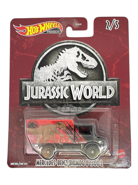 HotWheels Jurassic World Mercedes-Benz Unimog U 1300 L Imported Premium 1:64 Scale