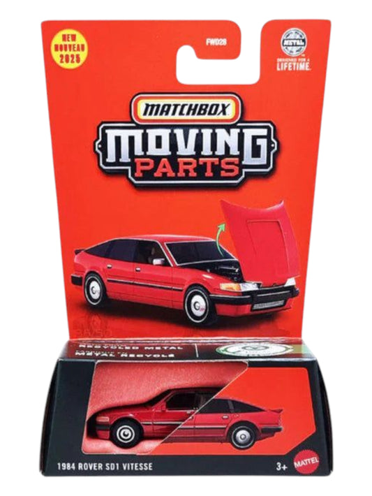 MatchBox Moving Parts 1984 Rover SD1 Vitesse 1:64 Scale