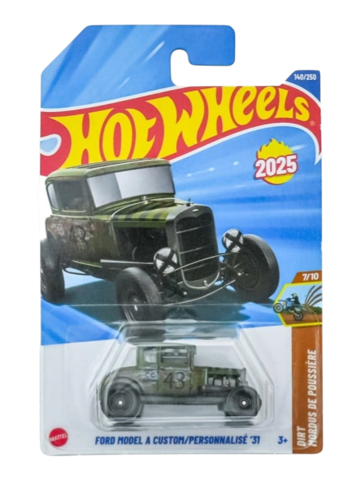 HotWheels Ford Model A Custom/Personnalise 31 Imported Mainline 1:64 Scale | Code: HYX92-N7C6