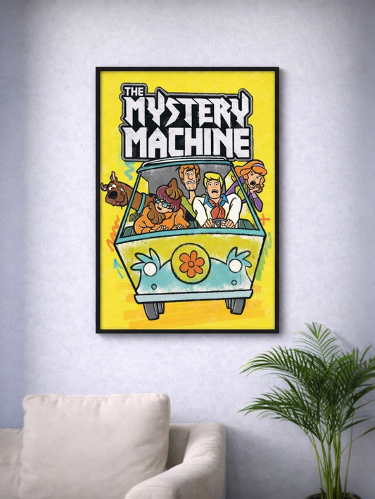 SCOOBY-DOO MYSTERY MACHINE | CARTOON CLASSICS #33 | POSTER |(A4 Size)