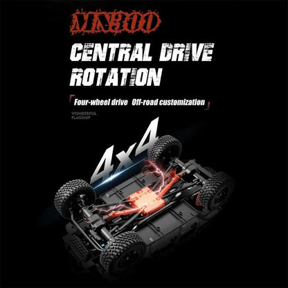 No.MN-300 RC 1:12 Scale 4WD RTR RC Rock Crawler – Off-Road Hobby Grade Truck Realistic LED Lighting System Battery: 7.4V Rechargeable Lithium Battery Remote Control Truck