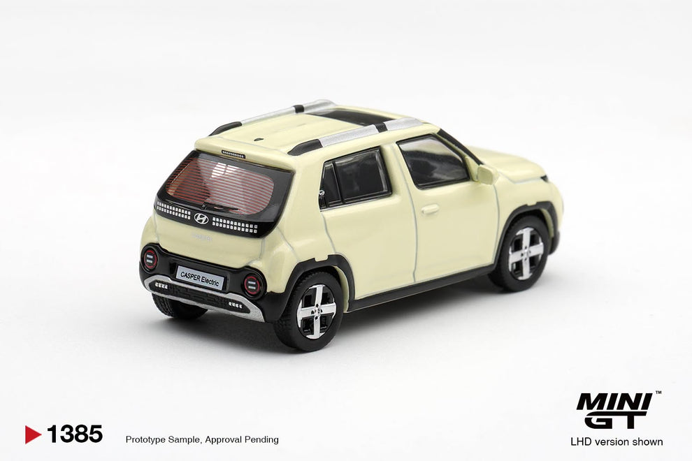 Pre-Order Mini GT No.1385 Hyundai Casper Butter Cream Yellow Pearl 1:64 Scale Diecast Model