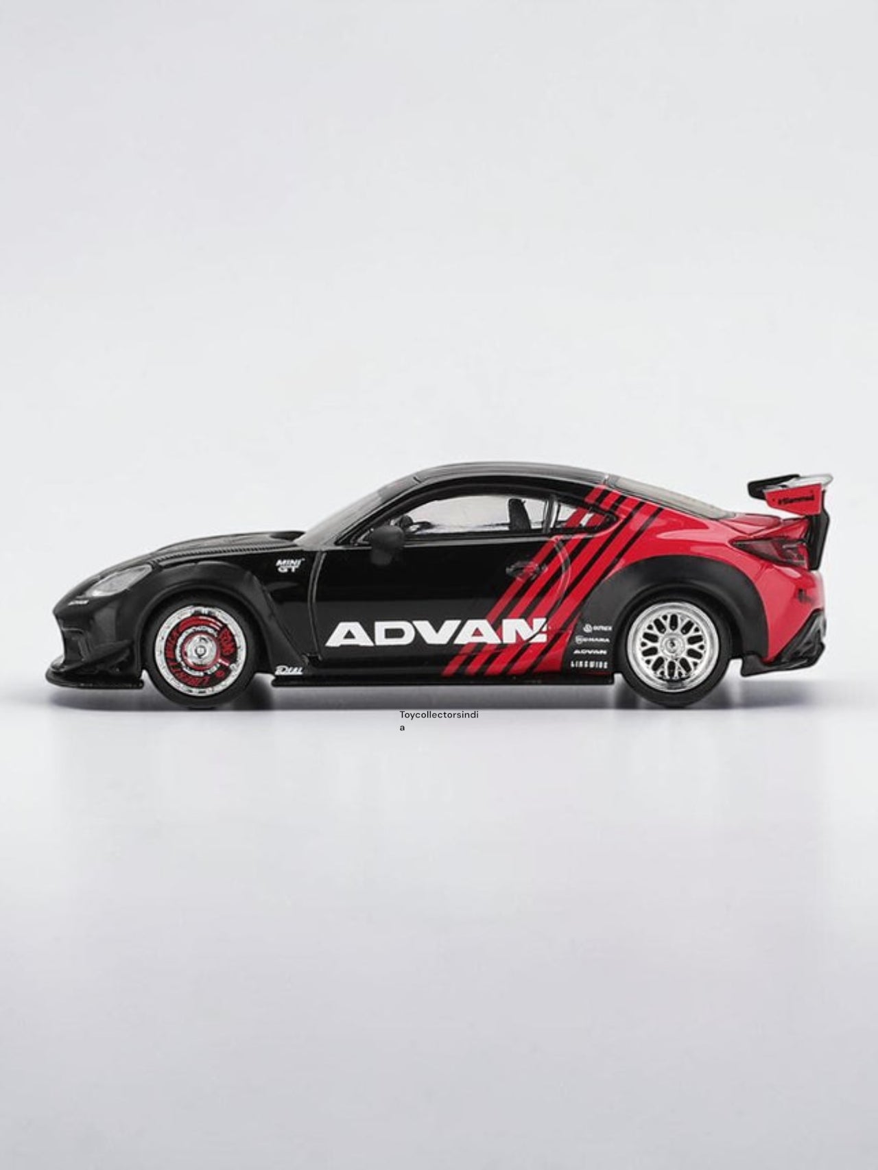 Mini GT #1173: Toyota GR86 LB★Nation Advan Imported 1:64 Scale die-cast Model Box and Blister