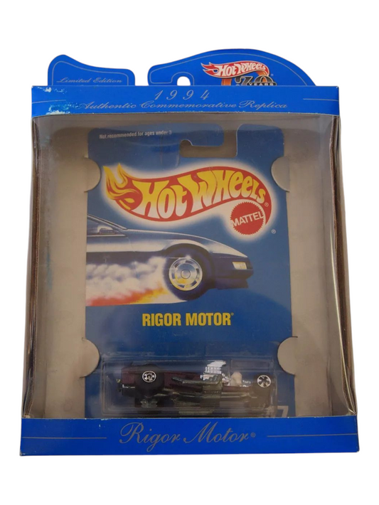 HotWheels 30th Anniversary 1994 Rigor Motor 1:64 Scale (Blister Damaged)