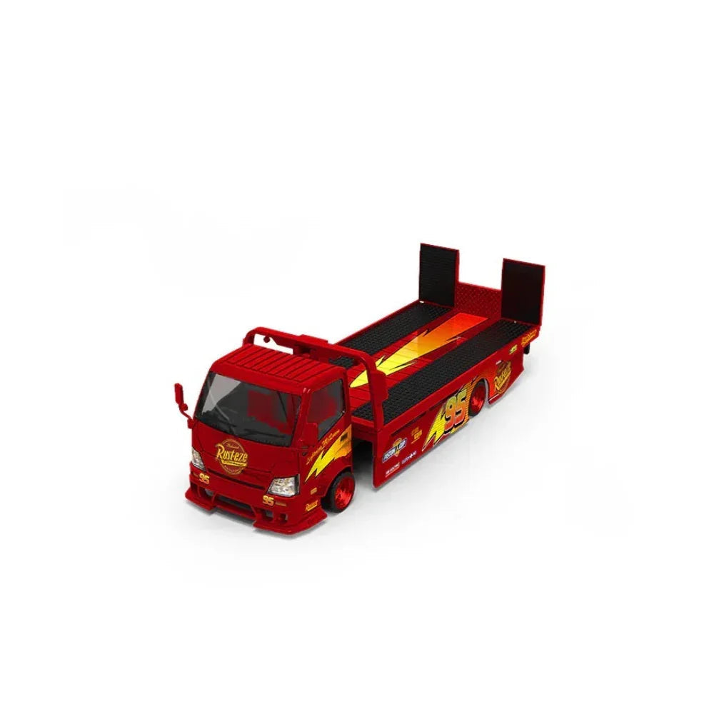 Cool Car Simulated Alloy Car Model Lightning Mcqueen Livery 1:64 Scale Diecast Truck