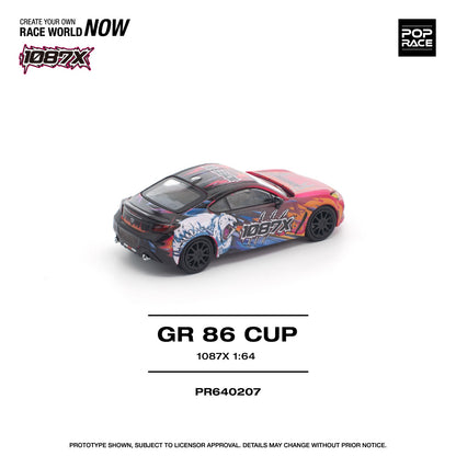 Pop race pr64-207 Toyota gr86 cup 1:64 Scale