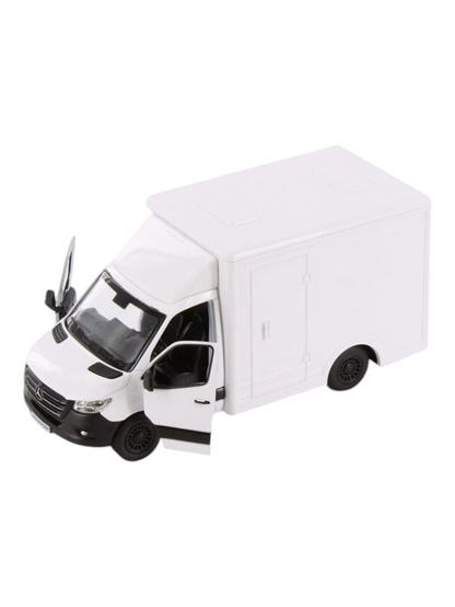 Kinsmart Mercedes-Benz Sprinter 1:48 Scale (Diecast Metal,Pull Back Action,Openable Doors)