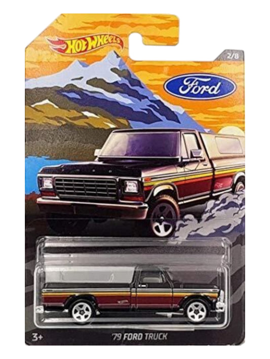HotWheels 79 ford truck imported mainline card art 1:64
