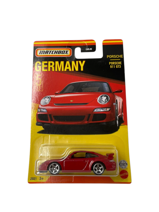 Matchbox Germany Porsche 911 GT3 No 5/12 Imported Mainline 1:64 Scale