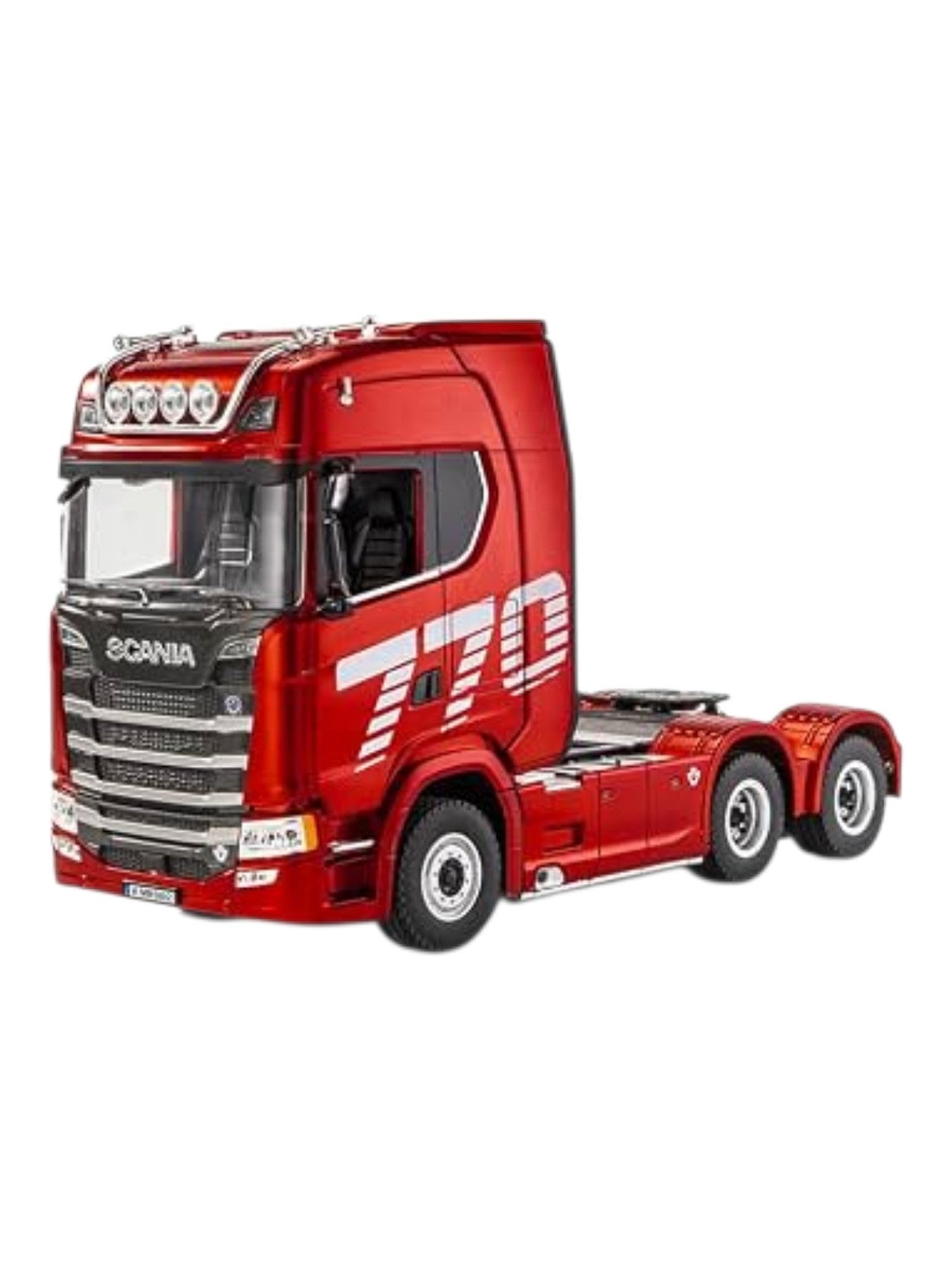 Huina Toys 1501 Scale 1:18 Scania 770 S V8 RC Tractor Truck | 19CH 2.4GHz RTR with LED Lights Remote Control Truck