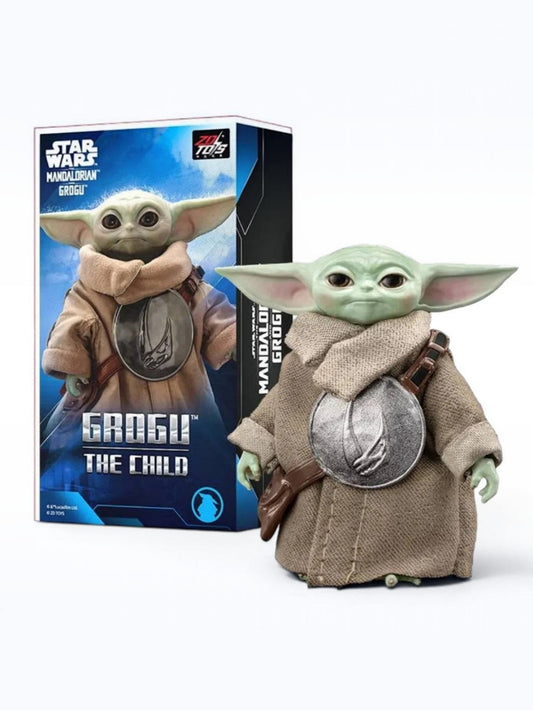 ZD Toys Grogu "The Child" Collectible 1:10 Scale Action Figure | Star Wars: The Mandalorian And The Grogu | Premium Display Figure with Fabric Robe