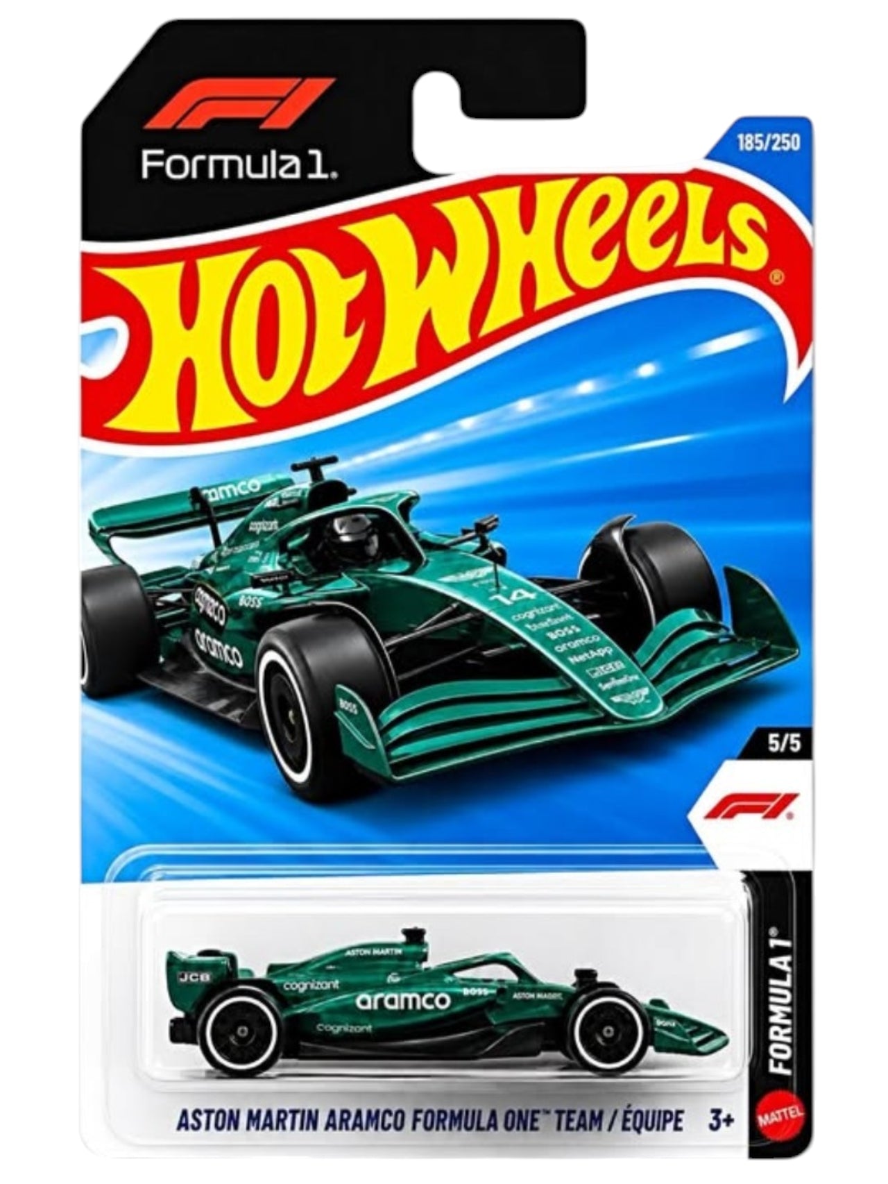 HotWheels"Aston Martin Aramco Formula One Team / Equipe Imported Mainline 1:64 Scale