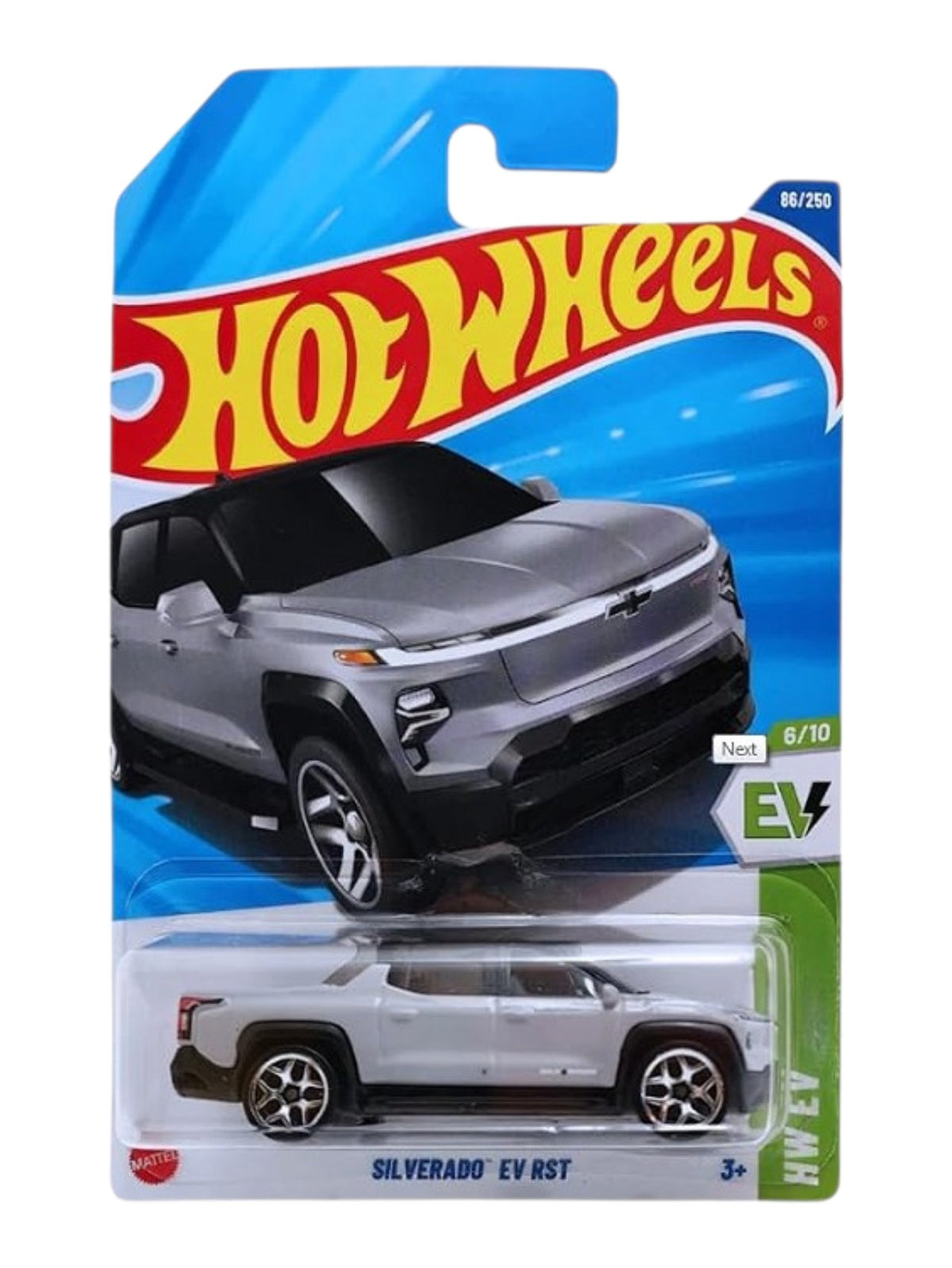 Hotwheels Silverado EV Rst 1:64 imported mainline 1:64 Scale