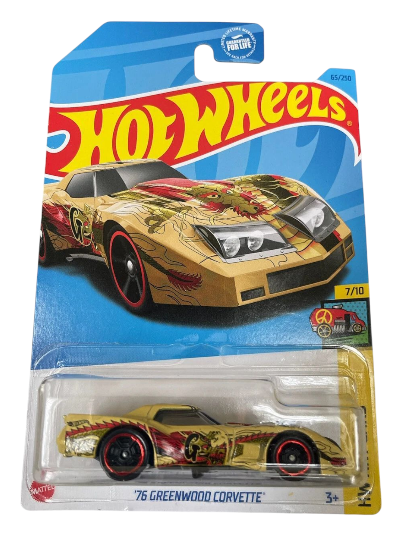 HotWheels 76 Greenwood Corvette Imported Mainline 1:64 Scale