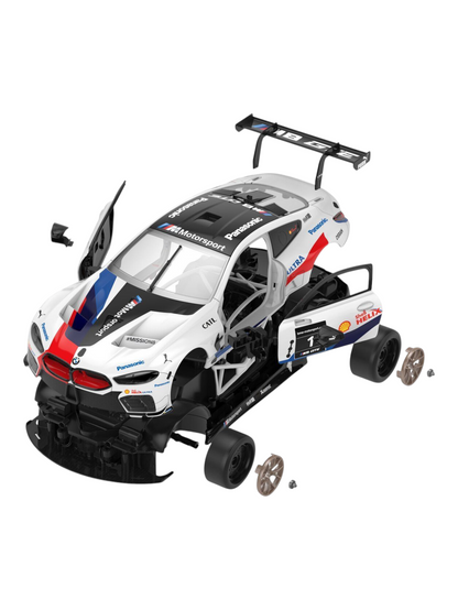 Rastar BMW M8 GTE RC Assembly Model Kit 1:18 Scale (66 pcs and 8 pts)