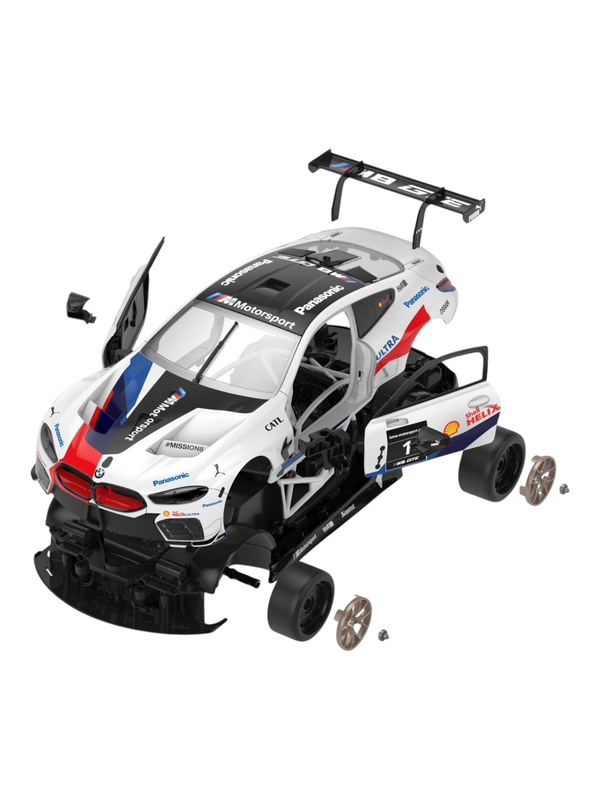 Rastar BMW M8 GTE remote control Assembly Model Kit 1:18 Scale (66 pcs ...
