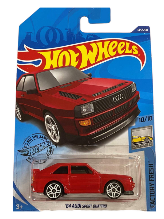 Hotwheels 84 Audi Sport Quattro Imported Mainline 1:64 Scale GHC03-D7C5