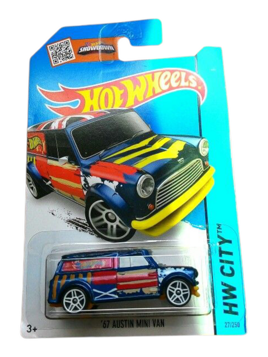 HotWheels 67 Austin Mini Van Imported Mainline 1:64 Scale