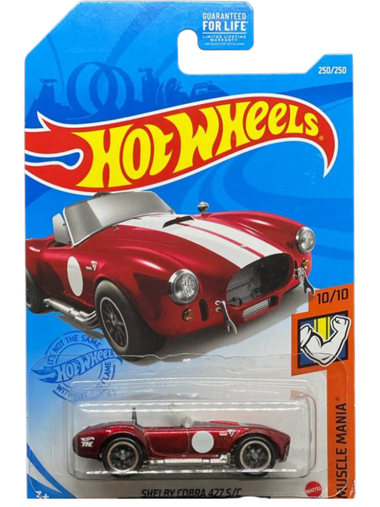 Hotwheels Shelby Cobra 427 S/C Imported Mainline 1:64 Scale (Super Treasure Hunt) rlc premium with Protector