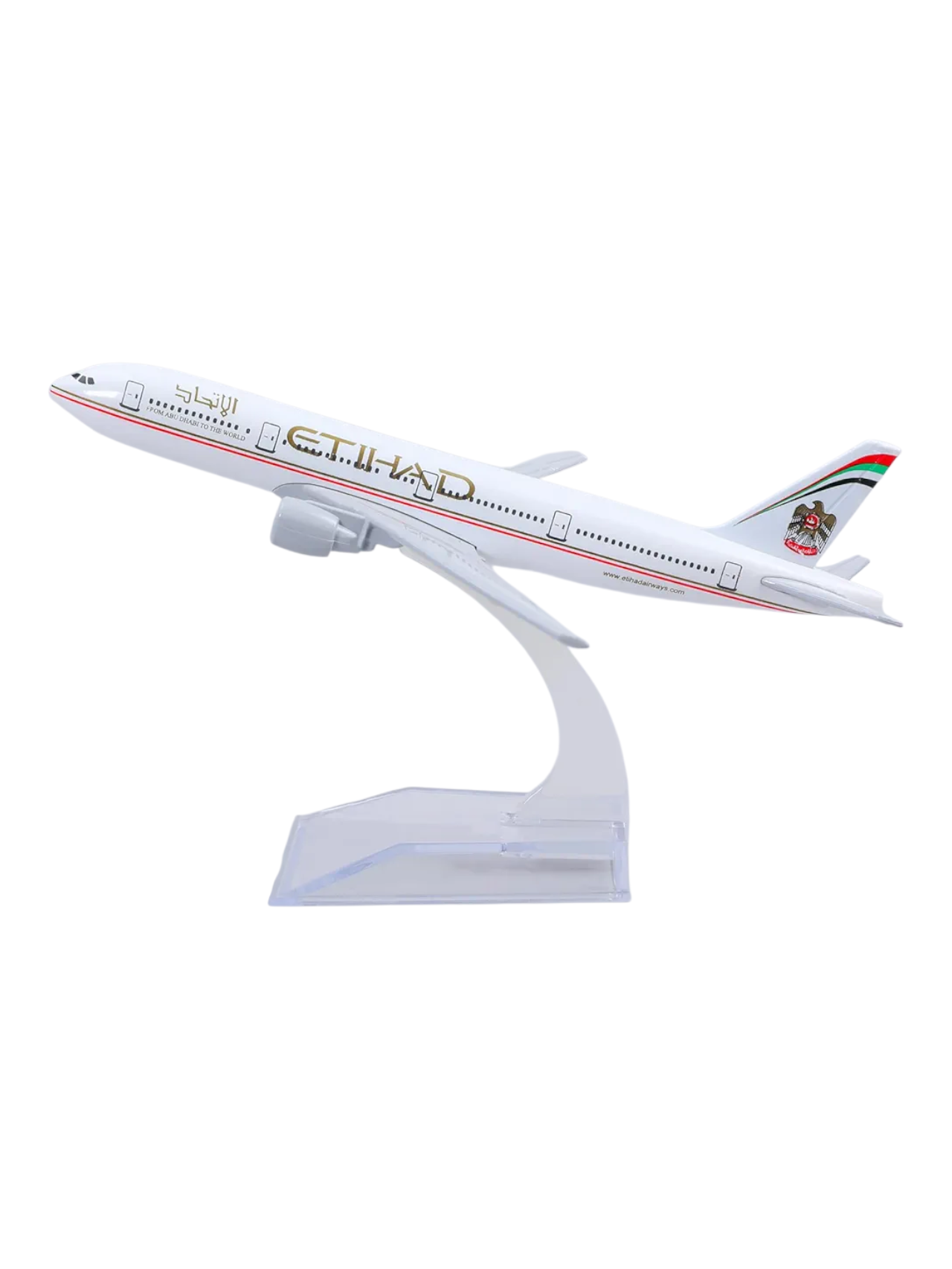 Aircraft Model Boeing 777 Ethihad Airways Airplane 16 CM (Code-134)