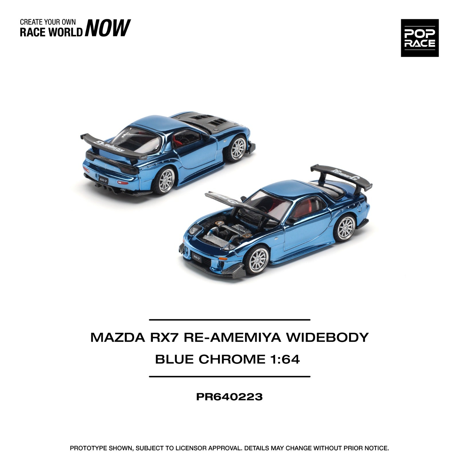 Pop race pr64-223 mazda rx7 re-amemiya 1:64 Scale – Toy Collectors