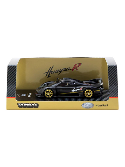 Tarmac Works Pagani Huayra R Carbon Fiber Matt Black 1:64 Scale
