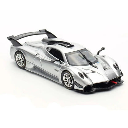 LCD Models Pagani Huayra R Imported 1:64 Scale die-cast Model (code-LCD64028-SI/Silver)