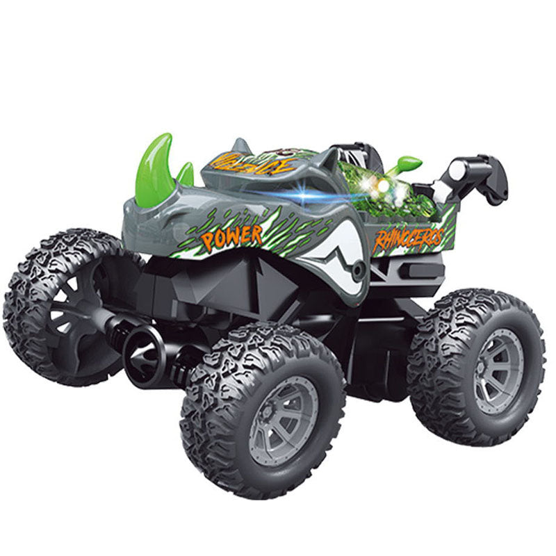 Remote Control Rhinoceros Stunt Car | 2.4GHz Speed-Regulating Alloy RC Car | Metal Body | Exquisite Alloy Series