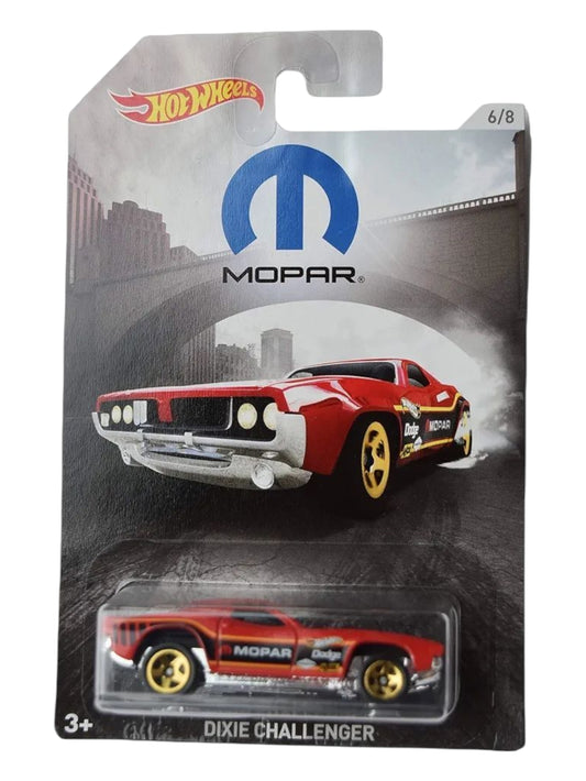 Hotwheels dixie Challenger imported card art mainline 1:64 Scale