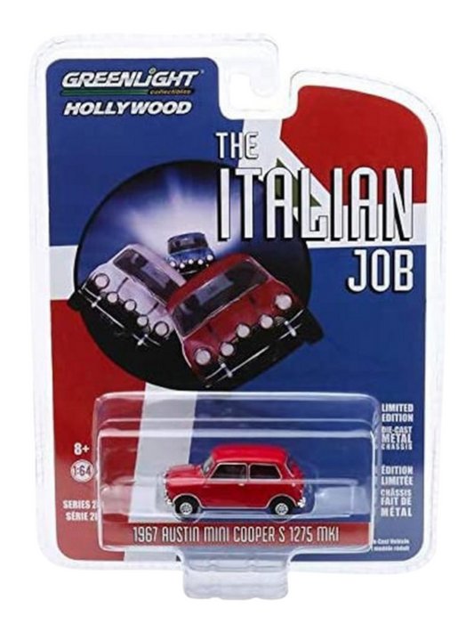 Greenlight Hollywood Collectibles The Italian Job Austin Mini Cooper S 1275 MKI 1:64 Scale
