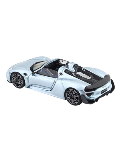 Time micro porsche 918 spyder  (with figure & acrylic case) 1:64 Scale